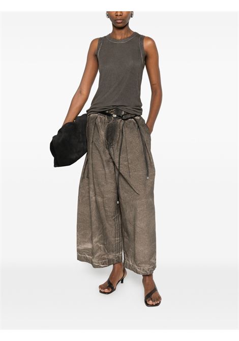 pantaloni poetic donna grigi UMA WANG | UP3021UW860